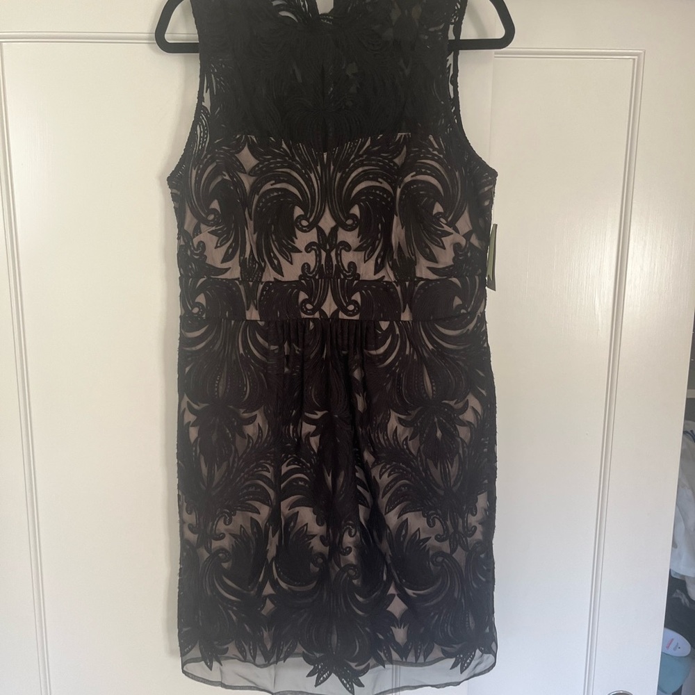 Elegant Black Lace Dress